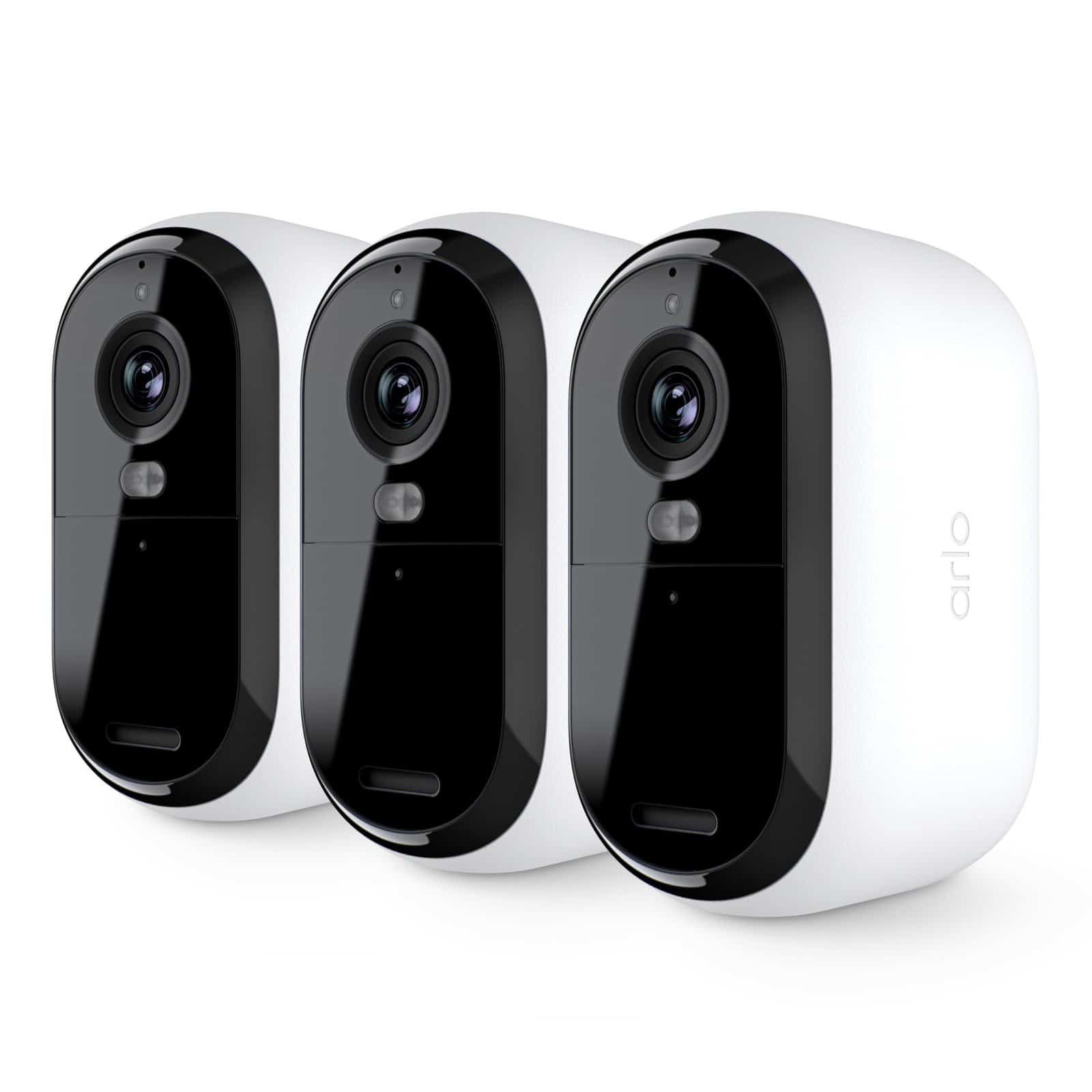 Close-up of Arlo camera lens and design